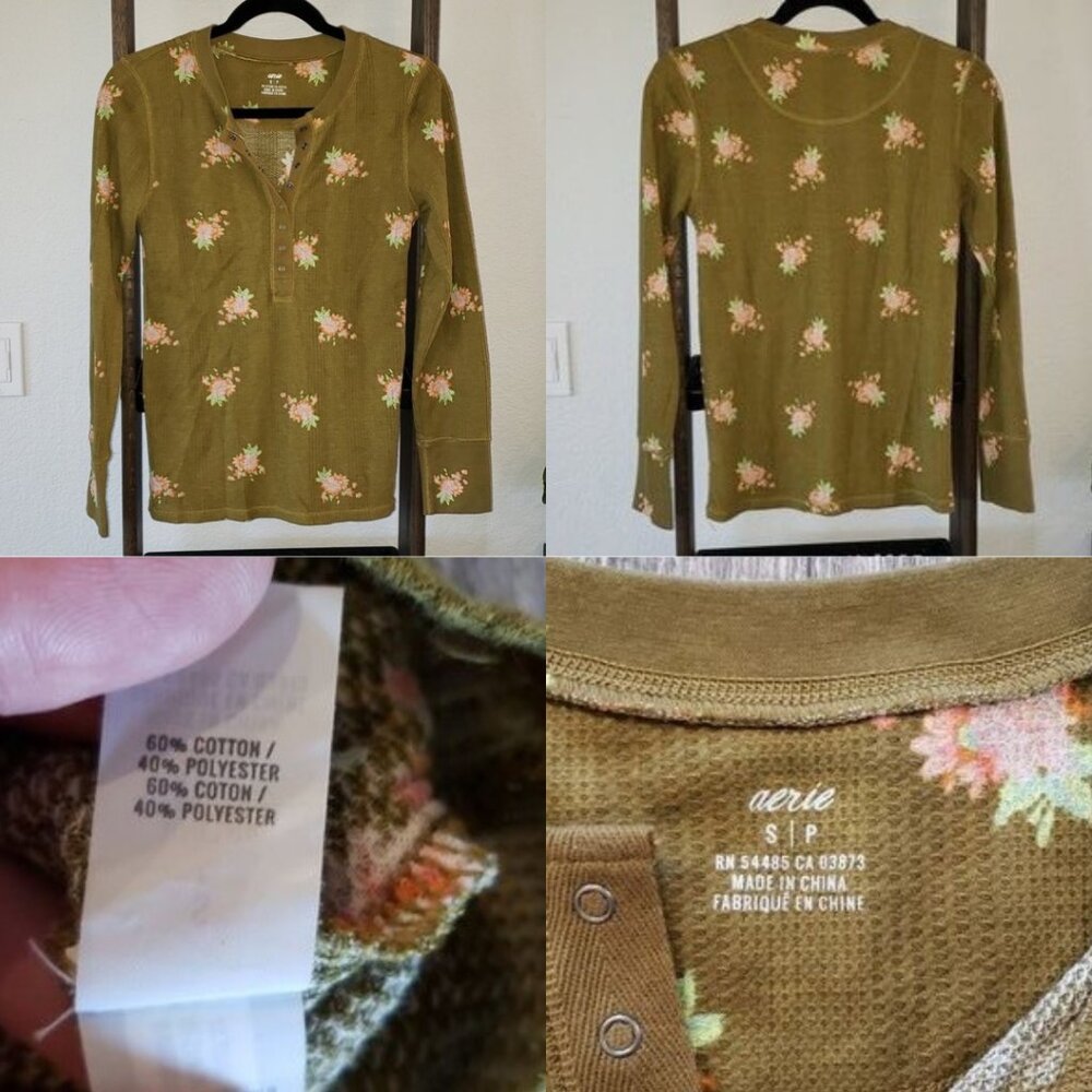Blouse Womens Long Sleeve Sweater 3/4 Sleeve Lightweight Floral Bundle Lot S/M - Picture 9 of 11